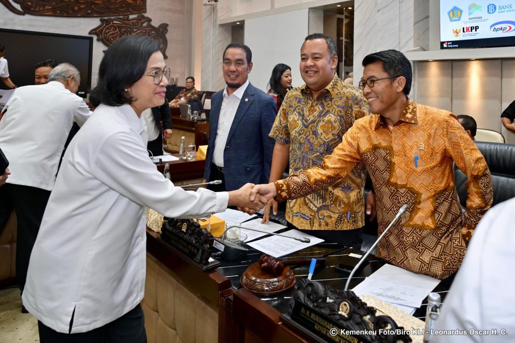 Menkeu Sri Mulyani Indrawati dan Komisi XI DPR RI